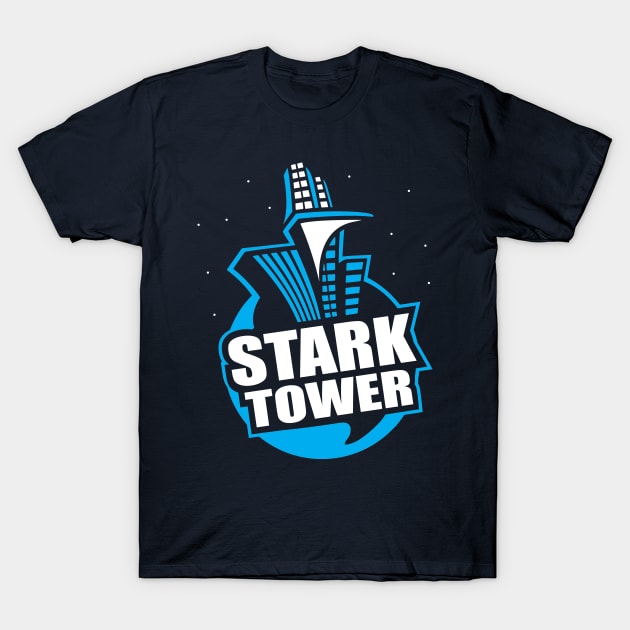 Stark Tower T-Shirt by WarbucksDesign